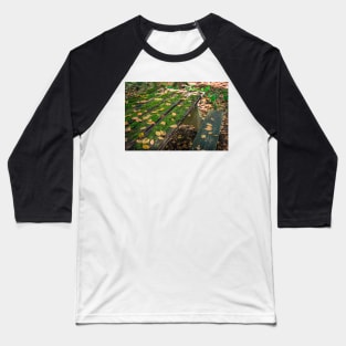 Autumn Picnic Table Baseball T-Shirt